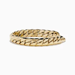 Bracelets|Effy Jewelry 14K Yellow Gold Hollow Curb Chain Bracelet 7.5"