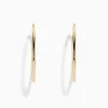 Earrings|Effy Jewelry 14K Yellow Gold Large Tube Hoop Earrings