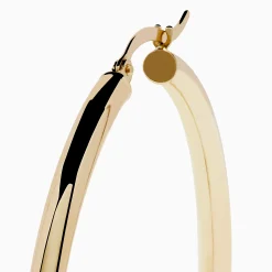 Earrings|Effy Jewelry 14K Yellow Gold Large Tube Hoop Earrings