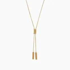 Necklaces & Pendants|Effy Jewelry 14K Yellow Gold Lariat Box Chain Necklace