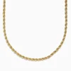 Mens|Necklaces & Pendants|Effy Jewelry 14K Yellow Gold 4mmHollow Spiral Rope 22" Necklace