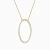 Necklaces & Pendants|Effy Jewelry 14K Yellow Gold Oval Pendant