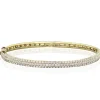 Bracelets|Effy Jewelry 14K Yellow Gold Pave Classica Diamond Bangle, 3.15 TCW
