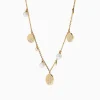 Necklaces & Pendants|Effy Jewelry 14K Yellow Gold Pearl and Diamond Necklace