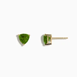 Earrings|BH Multi 14K Yellow Gold Peridot Stud Earrings