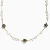 Necklaces & Pendants|Effy Jewelry 14K Yellow Gold Tahitian and Freshwater Pearl Necklace