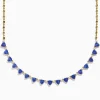 Necklaces & Pendants|Effy Jewelry 14K Yellow Gold Tanzanite and Diamond Necklace