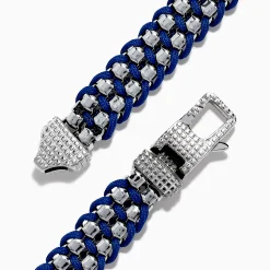 Mens|Effy Jewelry Men's 925 Sterling Silver Braided Chain Link Bracelet