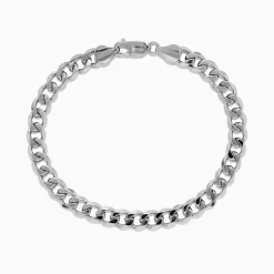 Mens|BH Multi Men's 925 Sterling Silver Curb Chain Bracelet