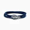Mens|Effy Jewelry Men's 925 Sterling Silver Leather Wrap Bracelet