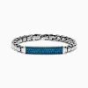 Mens|Effy Jewelry Men's 925 Sterling Silver London Blue Topaz Bracelet