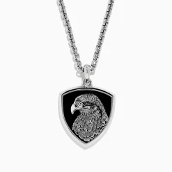 Mens|Effy Jewelry Men's 925 Sterling Silver Onyx Pendant