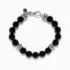 Mens|Effy Jewelry Men's 925 Sterling Silver Onyx Bracelet
