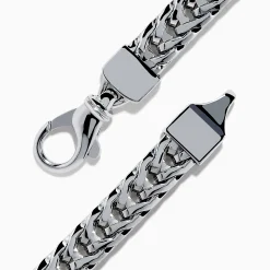 Mens|Effy Jewelry Men's 925 Sterling Silver Onyx and Black Diamond Bracelet