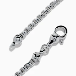 Mens|Effy Jewelry Men's 925 Sterling Silver u0026 18K Yellow Gold Black Spinel Bracelet