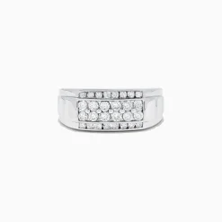 Mens|BH Multi Men's 14K White Gold Diamond Ring, 0.96 TCW
