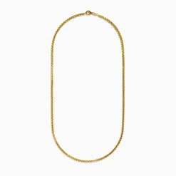 Mens|Effy Jewelry Men's 14K Yellow Gold 22" Hollow Box Chain
