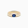 Mens|Effy Jewelry Men's 14K Yellow Gold Blue Sapphire Ring