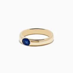 Mens|Effy Jewelry Men's 14K Yellow Gold Blue Sapphire Ring