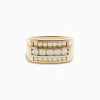 Mens|Effy Jewelry Men's 14K Yellow Gold Diamond Ring
