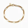 Mens|Effy Jewelry Men's 14K Yellow Gold Figaro Chain Bracelet