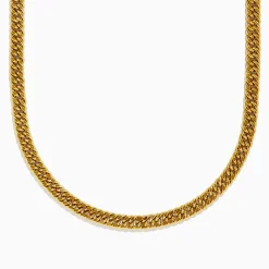 Mens|Effy Jewelry Men's 14K Yellow Gold Hollow Cuban Chain Necklace - 26''