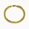 Mens|Effy Jewelry Men's 14K Yellow Gold Hollow Curb Chain Link Bracelet 8.5"