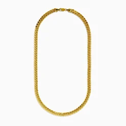 Mens|Effy Jewelry Men's 14K Yellow Gold Hollow Curb Chain Necklace 22"