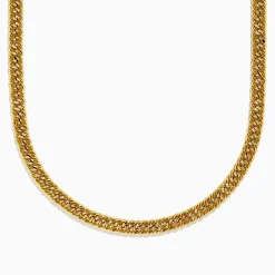 Mens|Effy Jewelry Men's 14K Yellow Gold Hollow Cuban Chain Necklace - 24'