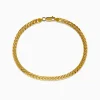 Mens|Effy Jewelry Men's 14K Yellow Gold 4.5mm Solid Cuban Domed 9" Bracelet
