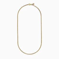 Mens|Effy Jewelry Men's 14K Yellow Gold Venetian Box Chain Necklace, 22''