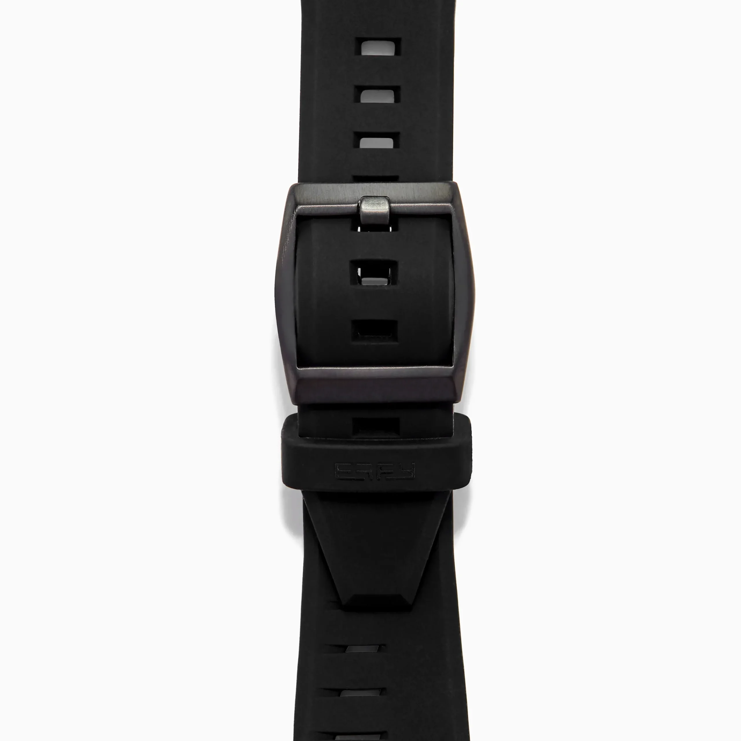 Watches|Effy Jewelry Men's Skeleton Diamond Cut Sapphire Crystal Black Plated Titanium and Silicone Watch