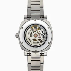 Watches|Effy Jewelry Men's Skeleton 41mm Sapphire Crystal Stainless Steel Watch