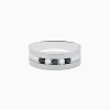 Mens|Effy Jewelry Men's Sterling Silver Black and White Diamond Ring, 0.50 TCW