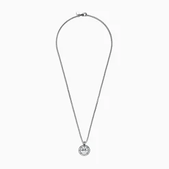 Mens|Effy Jewelry Men's Sterling Silver Compass Pendant