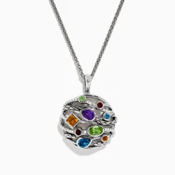 Necklaces & Pendants|Effy Jewelry Mosaic 925 Sterling Silver Diamond