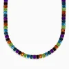 Necklaces & Pendants|Effy Jewelry Mosaic 14K Yellow Gold Multi Gemstone Necklace