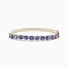 Bracelets|Effy Jewelry Nahla 14K Yellow Gold Tanzanite and Diamond Bangle