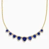 Necklaces & Pendants|Effy Jewelry Nahla 14K Yellow Gold Trillion Tanzanite and Diamond Necklace