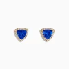 Earrings|Effy Jewelry Nahla Siri Effy 14K Yellow Gold Tanzanite and Diamond Earrings