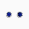 Earrings|Effy Jewelry Nahla Siri 14K Gold Octagon Cut Tanzanite and Diamond Earrngs