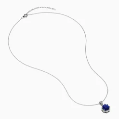Necklaces & Pendants|Effy Jewelry Nahla Siri 14K Gold Octagon Cut Tanzanite and Diamond Pendant