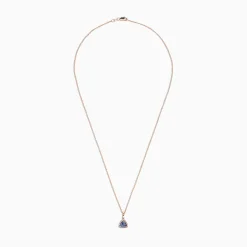 Necklaces & Pendants|BH Multi Nahla Siri 14K Rose Gold Tanzanite u0026 Diamond Pendant, 0.72 TCW