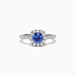 Rings|Effy Jewelry Nahla Siri 14K Two Tone Gold Tanzanite u0026 Diamond Ring, 1.45 TCW