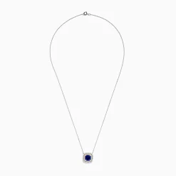 Necklaces & Pendants|Effy Jewelry Nahla Siri 14K Two Tone Gold Tanzanite and Diamond Necklace