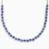 Necklaces & Pendants|Effy Jewelry Nahla Siri 14K White Gold Trillion Cut Tanzanite and Diamond Necklace