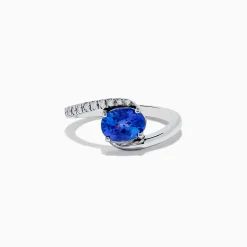 Rings|Effy Jewelry Nahla Siri 14K White Gold Tanzanite and Diamond Ring