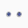 Earrings|Effy Jewelry Nahla Siri 14K White Gold Tanzanite and Diamond Stud Earrings, 1.04 TCW