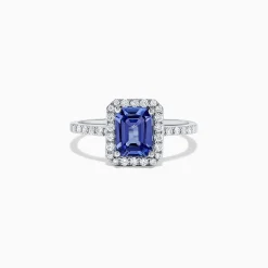 Rings|Effy Jewelry Nahla Siri 14K White Gold Tanzanite and Diamond Ring, 1.60 TCW