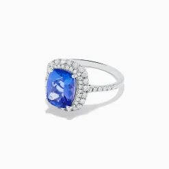 Rings|BH Multi Nahla Siri 14K White Gold Tanzanite and Diamond Ring